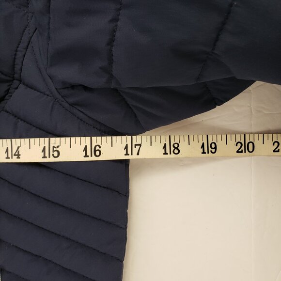 Nautica XS Navy Blue Puffer Coat Jacket Womens Fall Winter Packable - Picture 12 of 16